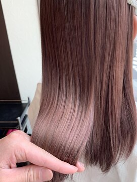 ボアップ(boappu) #髪質改善#トリートメント#超音波トリートメント#ピンクベージュ