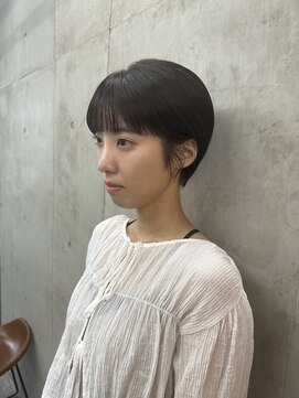 ソルトウォーター(SALT WATER) マッシュショート　赤み消しカラー