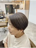 小顔補正立体カット