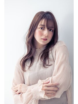 ブリング バイ スノードロップ 吉祥寺(BRING by Snowdrop) 黒髪/グレーベージュ/レイヤーロング/前髪パーマ/吉祥寺