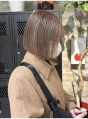 ミルクティーベージュ/ベージュカラー/ケアブリーチ