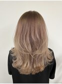 【大人キレイ】クラゲヘアー/ホワイトブロンド/アッシュブロンド