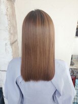 オートゥール(hair room Auteur)&nbsp;透明感♪髪質改善カラー小顔艶感ミディミルクティーベージュ