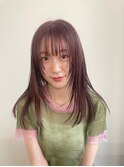 ラベンダーピンク×レイヤー