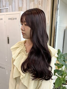 ナンバー アンフィール 渋谷(N° anfeel) ブリーチなしラベンダーカラー