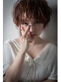 フレンチカジュアル抜け感ショートマッシュパーマv上尾20代30代