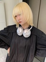 ペレ 梅田(PELE)&nbsp;前髪/アンブレラカラー/こなれミディ/イメチェン/ウェーブパーマ