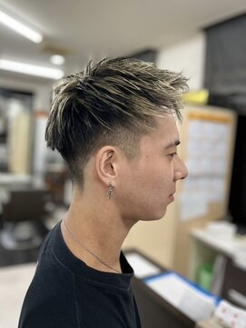 びゃんびゃん 浅水本店 ハイライト/メンズ/メンズスタイル/スパイキーショート