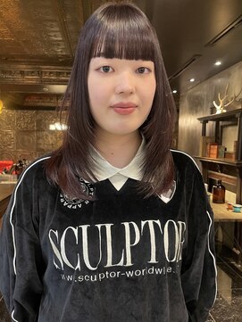 グリーン 表参道(green) 【MADOKA】フェイスレイヤー/ワインレッドカラー