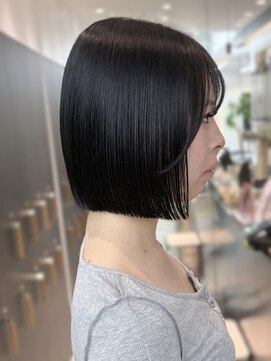 ロンドシエル 横浜(Lond ciel) ミニウルフレイヤーカット顔周りカット前髪カット韓国ボブ/横浜