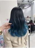 グラデーションカラーバレイヤージュインナーカラー ryota