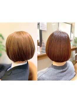 髪に優しいオーガニックカラーで、白髪ぼかしが叶うモダンなプライベートサロン！