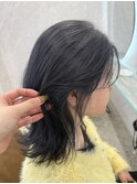 blue black × bob