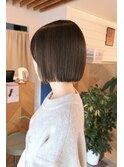 地毛風カラー/切りっぱなしボブ/ショートボブ[船橋]