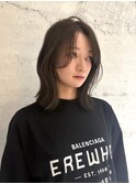 【YOKE】レイヤーボブくびれオリーブベージュブリーチなし