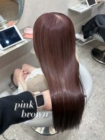 ラルムバイシー 新宿(LARME by Sea)&nbsp;☆王道ピンクブラウン×髪質改善トリートメント☆【hina/新宿】