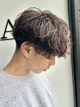 アノ 別府店(Ano.) 大分シャドウパーマメンズマッシュ波巻きパーマツイストパーマ