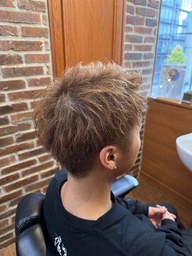 ツーブロショート