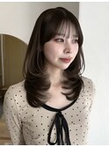 ミディアムレイヤー × 赤み消しオリーブ