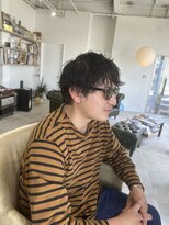 シラス(SiLasu) 刈り上げない波巻きメンズショート 宇都宮/メンズパーマ/波巻き