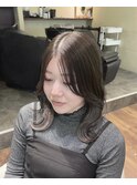 〈角田満帆 インナー×グレー〉