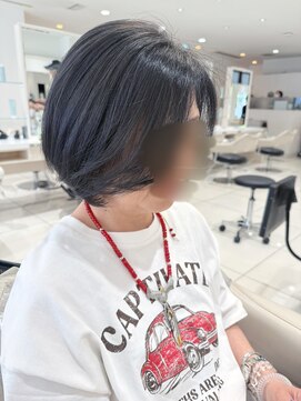 アッシュ 武蔵小金井店(Ash) \大人ボブ/ブルージュ/白髪ぼかし/50代/