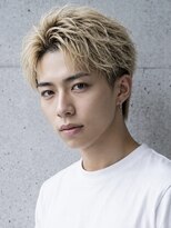 ヘッドストック 大和八木店(HEAD STOCK) ブリーチフェザーショートアップバングショートヘアツイスト眉毛