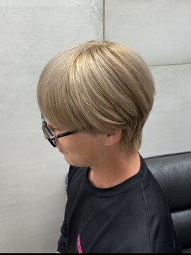 リベル(LIBER) ミルクティーベージュ/ダブルカラー/メンズカット/men's/八王子
