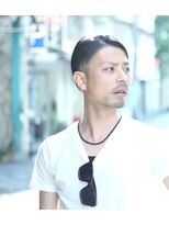 プラウド(proud) メンズ ツーブロック ジェル ウェット 黒髪 七三 伊勢谷