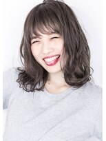 ヘアサロン ガリカ 表参道(hair salon Gallica) 『 グレージュ ＆ 毛束感 』ナチュラルひし形シルエットmedium☆