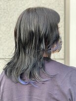 ノチ(Noci)&nbsp;【志治幸佳】黒髪×ポイントブルー×ウルフ