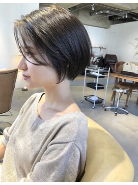 パーク(PARK) 大人可愛い丸みショートハンサムショート黒髪ショート