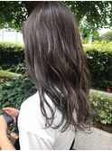 アッシュグレー_クールショート　ピンクグレージュ　ボブルフ