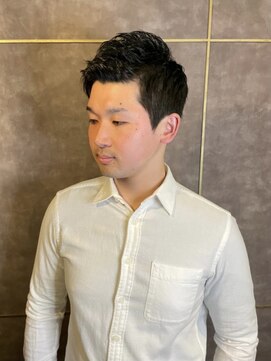 メンズオンリーサロン 創 立川 ビジネスショート×アップバング<理容室><立川/バーバー/床屋>