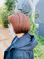 ハウスアンドヘアーワークス(House&Hair works) 大人ボブ、春カラー