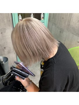 インク 渋谷(INK.) ボブ/フェザーバング/大人かわいい/グラデハイライト[渋谷]