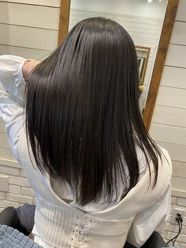ボトムス(BOTTOMS) 髪質改善　渋谷初　ハリスノフトリートメント　渋谷美容室