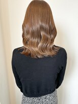 ラミエ バイ メルト 吉祥寺(lamie by melt)&nbsp;"久保田"まろやかベージュ切りっぱなしケアブリーチ透け感カラー