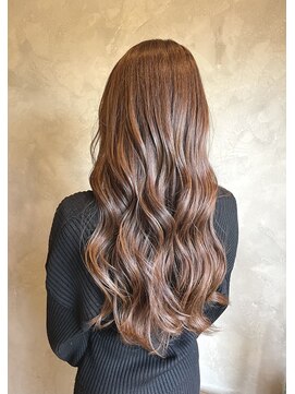 フリップ(FLIP) ピンクベージュロング