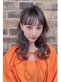 10代20代30代40代 前髪　ウルフヘアー　セミロング　藤沢