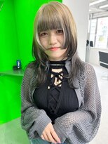 キバ(kva) ▽□□▽ケアデザインカラー×姫カット