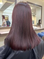 ヘアーアンドメイク ビス(HAIR&MAKE bis)&nbsp;ブリーチなし/ピンクブラウン/黒田亜紗美