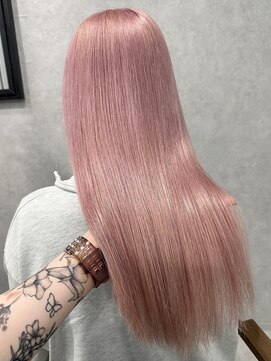 ロウル 渋谷(LOWRL) ホワイトピンクカラー/ケアブリーチ