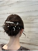 【ヘアアレンジ(結婚式やパーティーに】