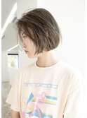 ラフボブ×クリームベージュ