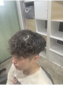 滋賀/南草津/メンズ美容室/波巻きツイストスパイラルパーマ