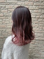 ルミヘアー 金沢駅西口店(Lumi hair)&nbsp;グラデーションカラー×セミボブ