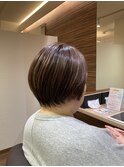 朝楽なショートボブ