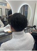 波巻きパーマ