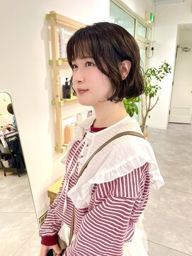 ハル 南平岸(HARU) くせ毛をいかしたキュートボブ！担当ニキ